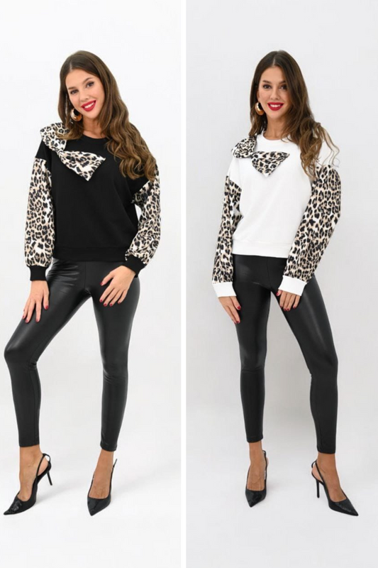 ANIMAL PRINT SWEATER